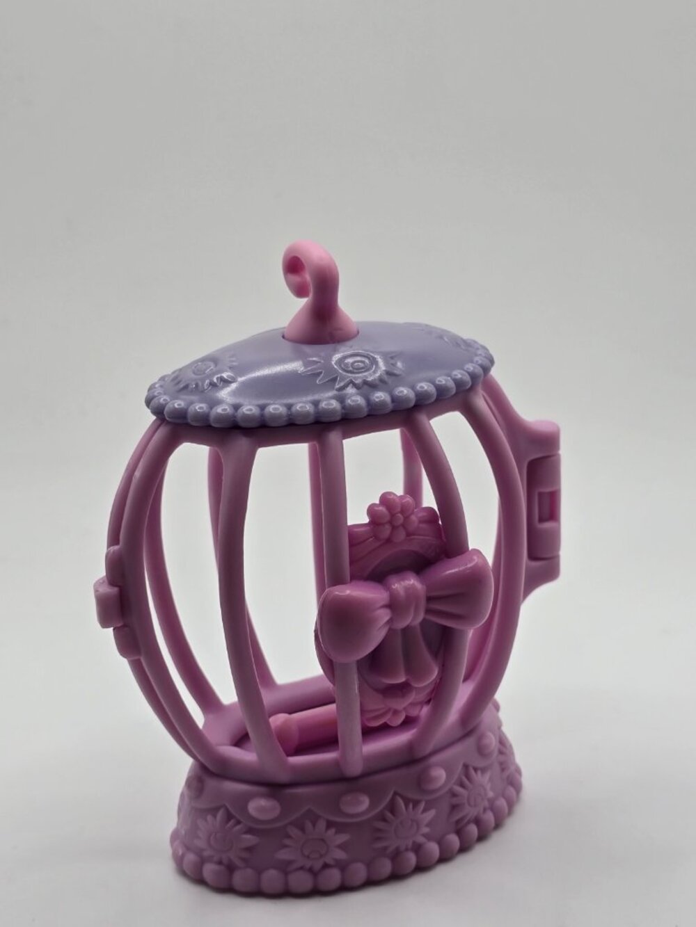 Littlest Pet Shop Pink and Purple Bird Cage Only Hasbro LPS